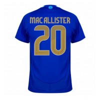 Camiseta Argentina Alexis Mac Allister #20 Visitante Equipación Copa America 2024 manga corta